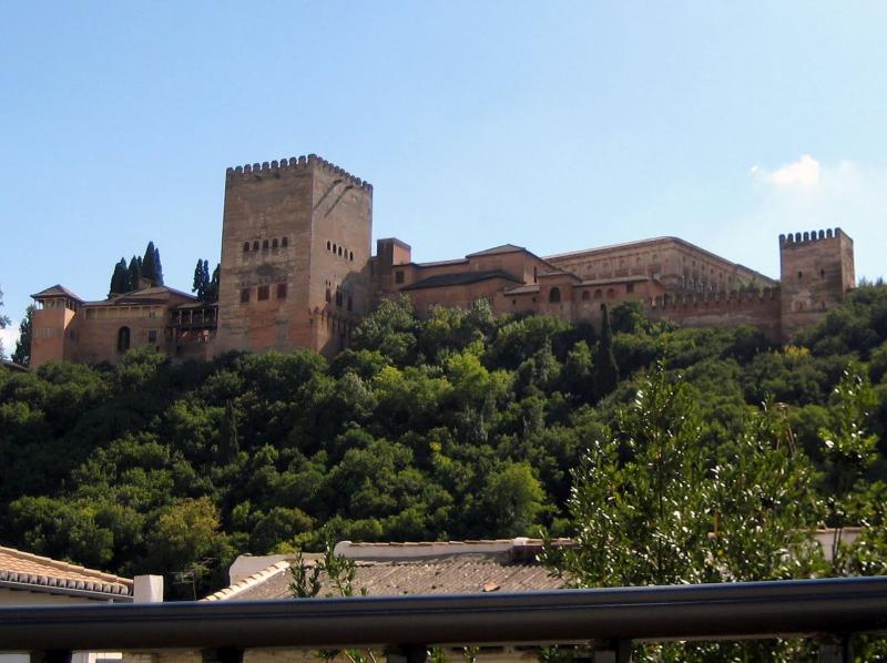 Enjoy the Alhambra from your private terrace